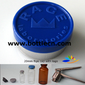 bottle cap custom flip off cap seal -syringe serum bottle capsules